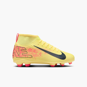 NIKE JR ZM SUPERFLY 10 CLUB FG MBAPPE LASER ORANGE