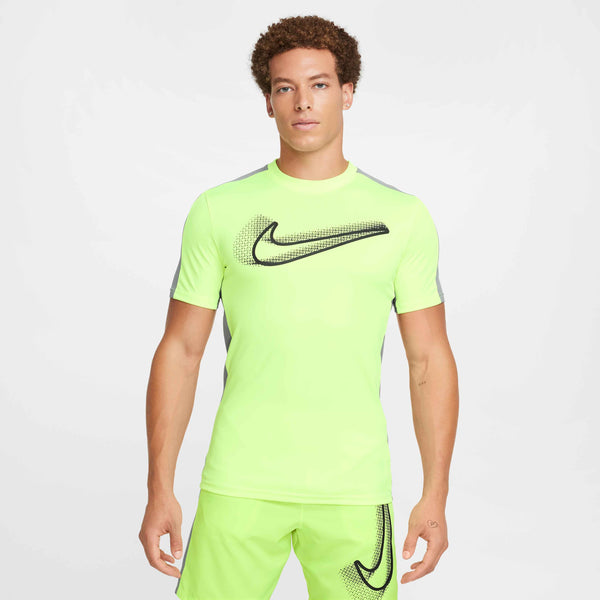 NIKE ACADEMY23 SS TOP VOLT/COOL GREY