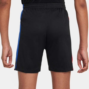 NIKE JR BARCELONA 24-25 AWAY SHORT BLACK/UNIVERSITY RED