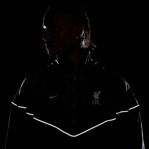 NIKE LIVERPOOL 24-25 HALFZIP JACKET NIGHT FOREST/SILVER