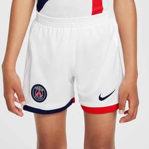 NIKE JR PSG 24-25 LB AWAY KIT WHITE/MIDNIGHT NAVY