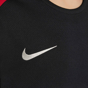 NIKE JR LIVERPOOL 24-25 STRIKE SS TOP BLACK/GYM RED