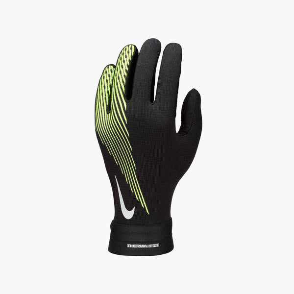 NIKE JR ACADEMY THERMA-FIT GLOVE BLACK/VOLT