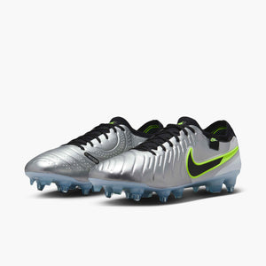 NIKE TIEMPO LEGEND 10 ELITE SG METALLIC SILVER/BLACK/VOLT