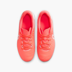 NIKE JR TIEMPO LEGEND 10 ACADEMY FG HOT LAVA/WHITE