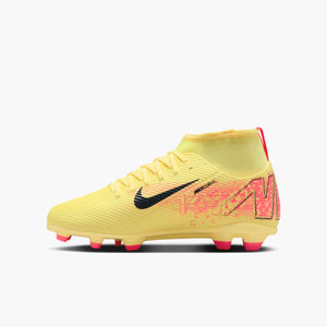 NIKE JR ZM SUPERFLY 10 CLUB FG MBAPPE LASER ORANGE