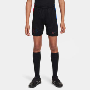 NIKE JR BARCELONA 24-25 AWAY SHORT BLACK/UNIVERSITY RED