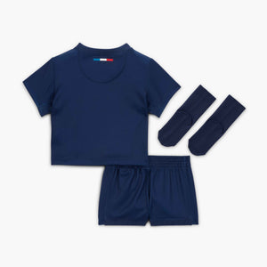 NIKE JR PSG 24-25 INF HOME KIT MIDNIGHT NAVY/RED