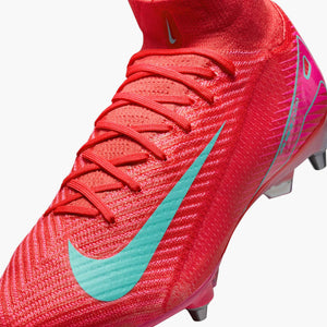 NIKE ZM SUPERFLY 10 ELITE SG EMBER GLOW/AURORA GREEN