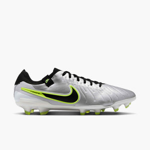 NIKE TIEMPO LEGEND 10 PRO FG METALLIC SILVER/BLACK/VOLT