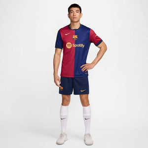 NIKE BARCELONA 24-25 HOME SHORT MIDNIGHT NAVY/NOBLE RED