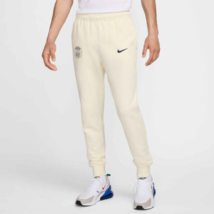 NIKE PSG 24-25 CLUB FLEECE PANT COCONUT MILK/NAVY