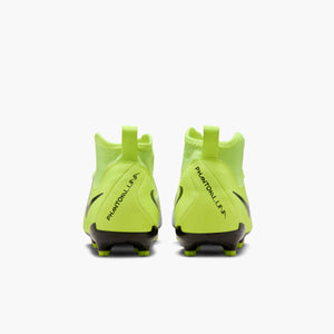 NIKE JR PHANTOM LUNA ll ACADEMY FG METALLIC SILVER/VOLT