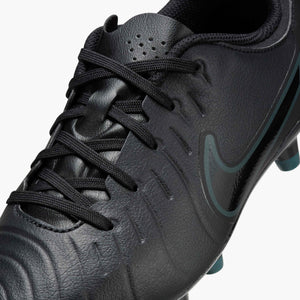 NIKE JR TIEMPO LEGEND 10 ACADEMY FG BLACK/DEEP JUNGLE