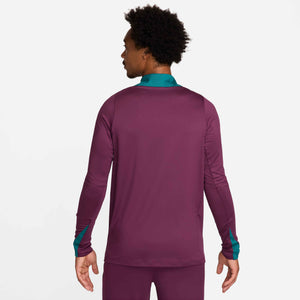 NIKE PSG 24-25 STRIKE DRILL TOP BORDEAUX/GEODE TEAL