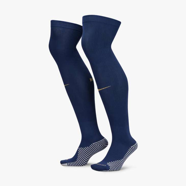 NIKE BARCELONA 24-25 HOME SOCK MIDNIGHT NAVY/CLUB GOLD