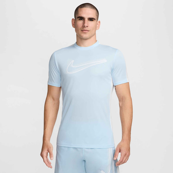 NIKE ACADEMY23 SS TOP SWOOSH GLACIER BLUE/WHITE