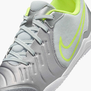 NIKE JR TIEMPO LEGEND 10 ACADEMY IC METALLIC SILVER/BLACK/VOLT