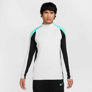 NIKE STRIKE DRI-FIT DRILL TOP PHOTON DUST/BLACK/DYNAMIC TURQ