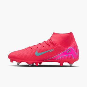 NIKE ZM SUPERFLY 10 ACADEMY SG EMBER GLOW/AURORA GREEN