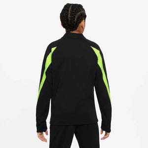 NIKE JR ACADEMY23 DRILL TOP WINTER WARRIOR DEEP BLACK/VOLT