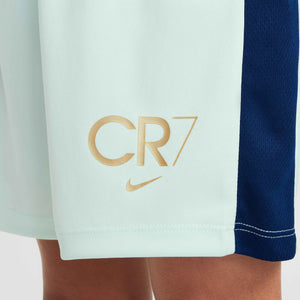 NIKE JR CR7 DRI-FIT SHORT BARELY GREEN/BLUE VOID