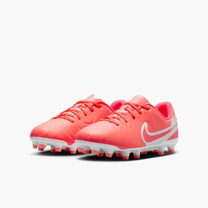 NIKE JR TIEMPO LEGEND 10 ACADEMY FG HOT LAVA/WHITE