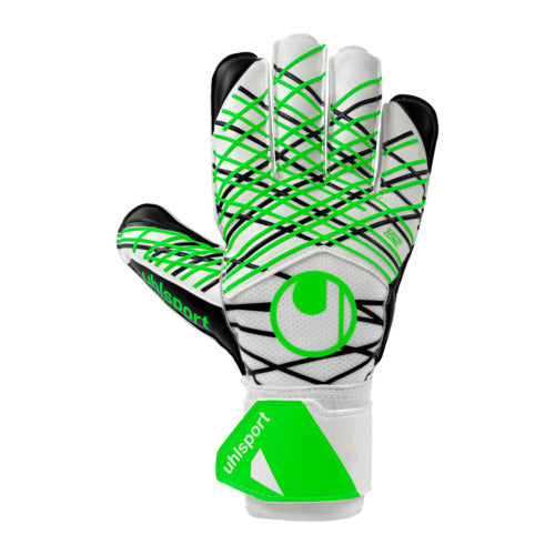 UHL JR SOFT ADVANCED WHITE/BLACK/FLUO GREEN