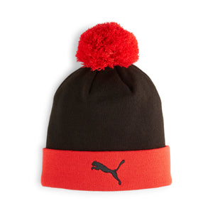 PUMA AC MILAN 24-25 POM POM BEANIE BLACK/RED