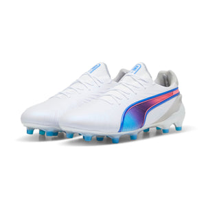 PUMA KING ULTIMATE FG WHITE/BLUEMAZING