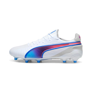 PUMA KING ULTIMATE FG WHITE/BLUEMAZING