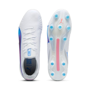 PUMA KING ULTIMATE FG WHITE/BLUEMAZING