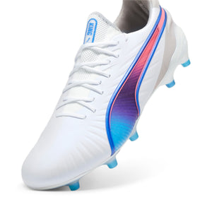 PUMA KING ULTIMATE FG WHITE/BLUEMAZING