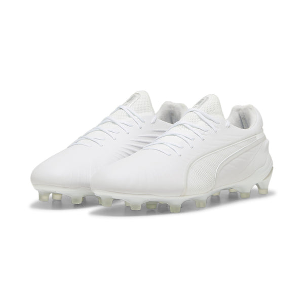 PUMA KING ULTIMATE FG WHITE/SILVER