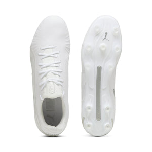 PUMA KING ULTIMATE FG WHITE/SILVER