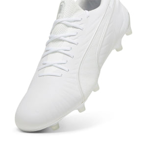 PUMA KING ULTIMATE FG WHITE/SILVER