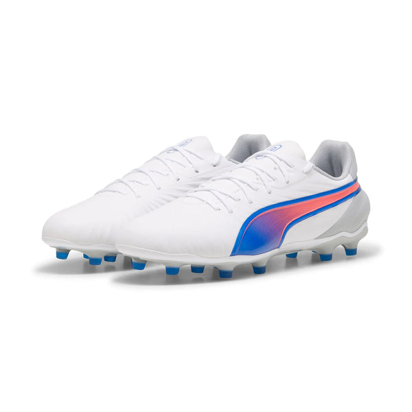 PUMA KING MATCH FG WHITE/BLUEMAZING