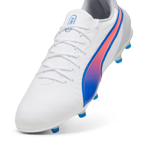 PUMA KING MATCH FG WHITE/BLUEMAZING