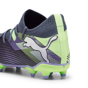 PUMA JR FUTURE 7 MATCH FG GRAY SKIES/FIZZY APPLE