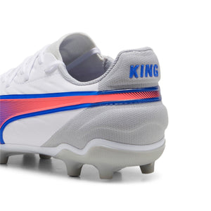 PUMA JR KING MATCH FG WHITE/BLUEMAZING