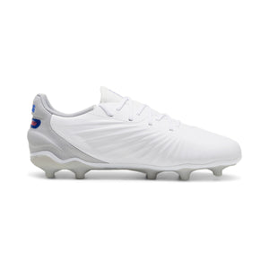 PUMA JR KING MATCH FG WHITE/BLUEMAZING