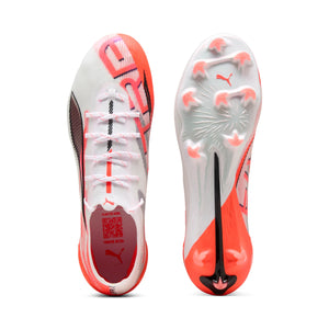 PUMA ULTRA 5 ULTIMATE FG WHITE/GLOWING RED