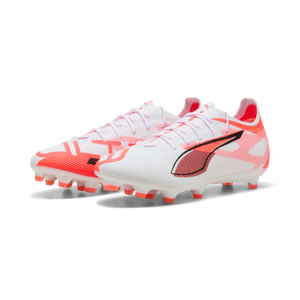 PUMA ULTRA 5 PRO FG WHITE/GLOWING RED