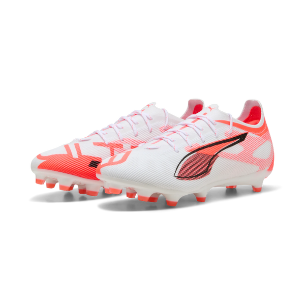 PUMA ULTRA 5 PRO FG WHITE/GLOWING RED