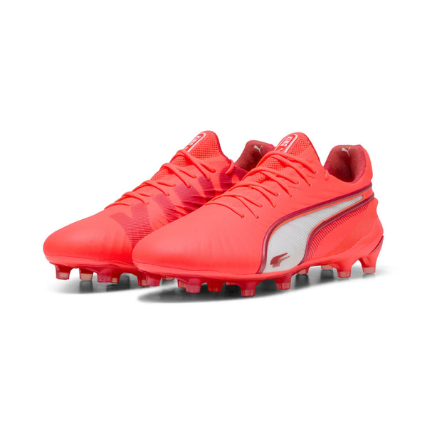 PUMA KING ULTIMATE FG GLOWING RED/WHITE