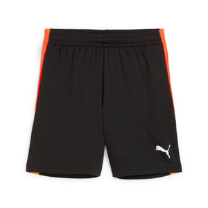 PUMA JR INDIVIDUAL LIGA TR SHORT BLACK/HEAT FIRE