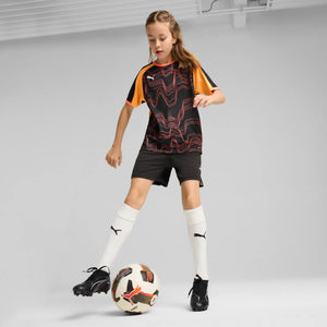 PUMA JR INDIVIDUAL LIGA TR SHORT BLACK/HEAT FIRE