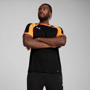 PUMA INDIVIDUAL LIGA TR JERSEY BLACK/HEAT FIRE