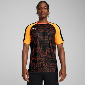 PUMA INDIVIDUAL LIGA GRAPHIC TR JERSEY BLACK/HEAT FIRE