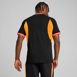 PUMA INDIVIDUAL LIGA GRAPHIC TR JERSEY BLACK/HEAT FIRE